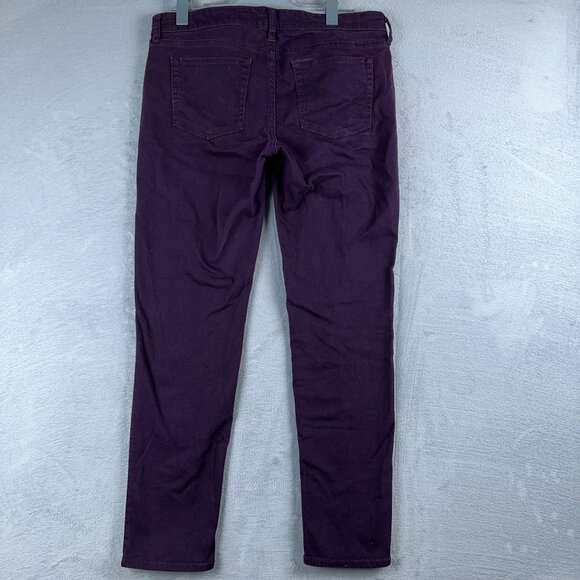 Gap Women's Premium Skinny Jeans Size 10/30 Mid Rise Denim Stretch Purple - Picture 2 of 11